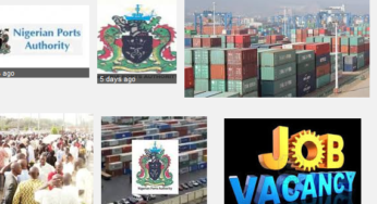 NIGERIAN PORTS AUTHORITY JOB RECRUITMENT