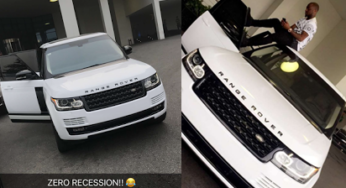 Davido Got Himself A Brand new Range Rover Sport For The Season