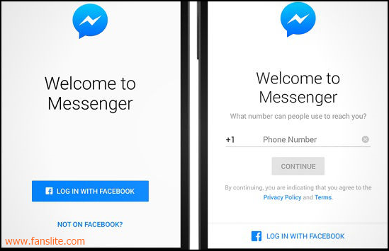 Use Facebook Messenger Without Facebook Account