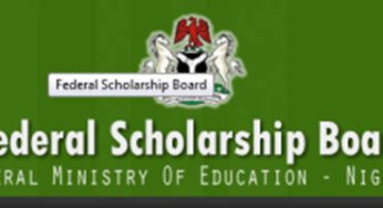 Federal Government Scholarship for Nigerian Undergraduate, Masters and PhD 2017/2018