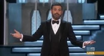 Jimmy Kimmel Hits Donald Trump On Oscar Stage, Tweets at him While Hosting.