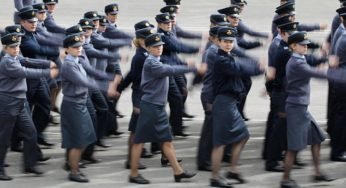Royal Air Force bans servicewomen from wearing skirts on parade