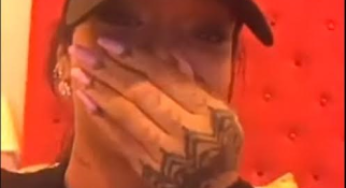 Rihanna cringes as she watches her ‘Bates Motel’ steamy s3x scene, shares video of her reaction