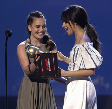 Camila Cabello, Best Reaction After Winning at RDMAs