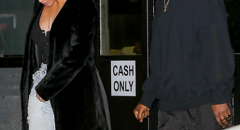 Kim Kardashian & Kanye West Enjoy Brentwood Date Night.