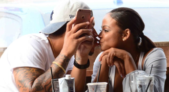 Christina Milian steps out with her new man, NY Jets player Brandon Wilds.