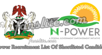 Npower Recruitment List Of Shortlisted Candidates 2017