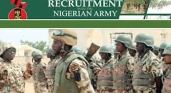 Nigerian Army 80RRI Shortlisted Candidates 2021/2022 Full List