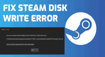 Steam Disk Write Error – Causes Of Steam Disk Write Error – How to Fix Steam Disk Write Error