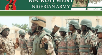 Nigerian Army 80RRI Shortlisted Candidates – See Full List