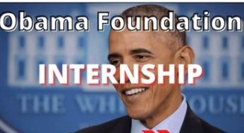 Obama Foundation Internship: How to Apply And Everything You Need to Know