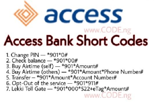 Check Access Bank Account Balance Using USSD Code
