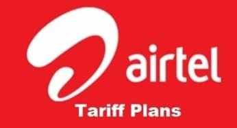 Airtel Tariff Plan – Latest Airtel Tariff Packages and USSD Codes