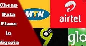 Cheapest Data Bundle Plan for Different Networks.