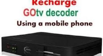 How to Recharge GOTV Using Mobile Phone.