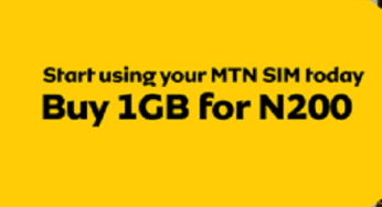 Steps To Get MTN 1GB Data for 200 Naira