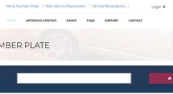 Cost of Vehicle Registration & Approved Sites for New Plate Numbers