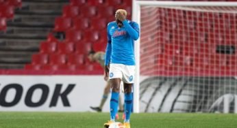 Osimhen Returns To Naples After Nasty Head Knock – Osimhen Latest Moves