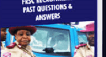 FRSC Past Questions and Answers PDF Free Download Study Pack