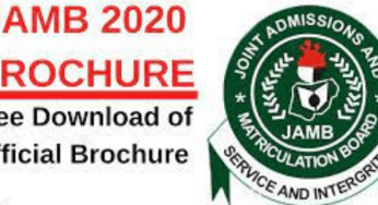 JAMB Brochure – See Latest Courses List and Current PDF Versions