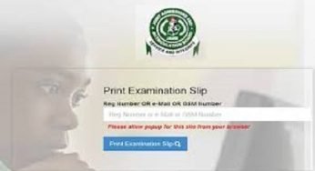 How to Reprint JAMB Registration Slip | Portal – jamb.org.ng