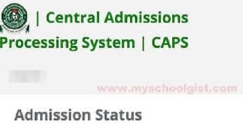 JAMB CAPS: See How to Accept/Reject Admission Offer