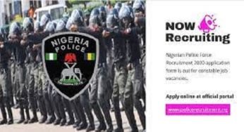 Nigeria Police Force Recruitment Application Portal
