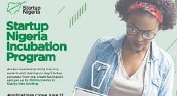 Startup Nigeria Incubation Program 2021/2022 Entrepreneurs Update