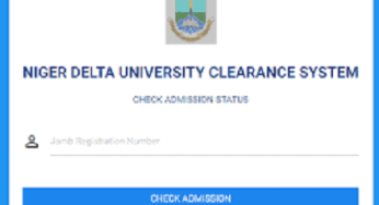 NDU Admission List 2020/2021 Academic Session | Portal Updates