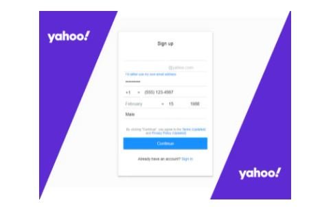 Yahoo Sign up – Create a Yahoo Mail Account | Account Help Center
