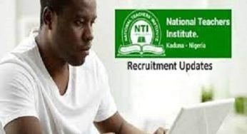 National Teachers Institute Recruitment Application Portal