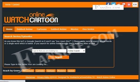 WatchCartoonOnline – Illegal Website to Watch Cartoons Online Free