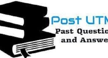 Post UTME Past Questions & Answers Free PDF for Universities