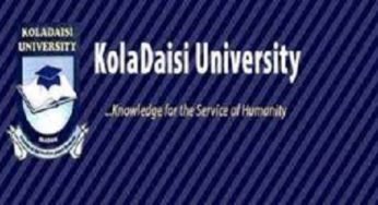 KolaDaisi University Recruitment – Application Requirement
