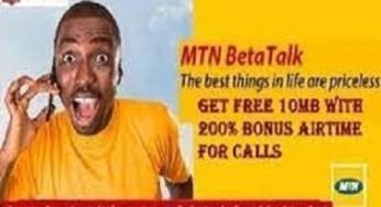 How To Migrate to MTN Beta Talk with 300% Bonus Airtime