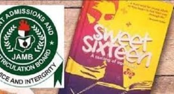 Summary of Sweet Sixteen for JAMB UTME Candidates