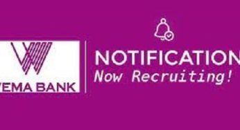 Wema Bank Recruitment – Check Application Portal