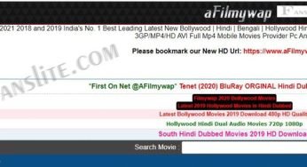 Afilmywap – Watch Latest Bollywood Movies, Hollywood Hindi Dubbed Movies