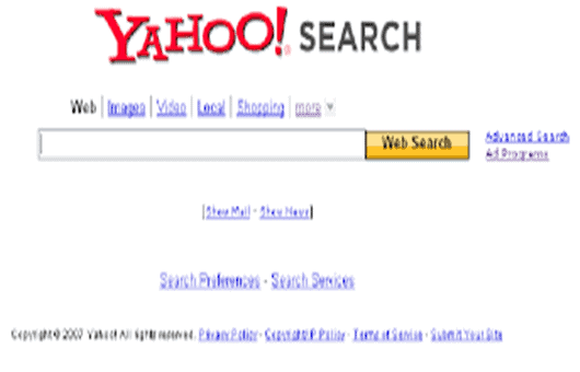 Yahoo Search Web Search