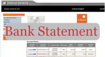 How to Apply for Bank Statement for Visa Application