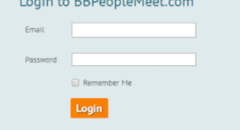 Signup BBPeoplemeet with no Email | Password