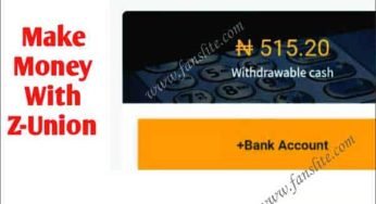 How to Make Money From Z-Union – You Can Earn up to N200 Daily