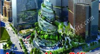 New Amazon Office Built With a Spiraling Rooftop – Amazon Office in Virginia