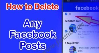 How to Delete Any Facebook Posts – How do I Remove Posts