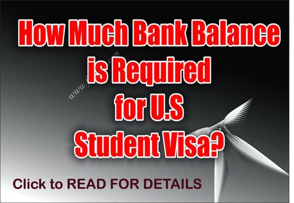 How Much Bank Balance is Required for US Student Visa?