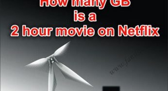 How many GB is a 2 hour movie on Netflix