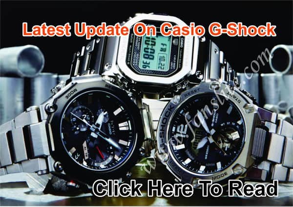 Latest Update On Casio G-Shock - Is Casio the same as G-Shock?