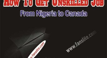 How To Get Unskilled Job From Nigeria to Canada