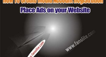 How To Create Media Account Registration – Place Ads on your Website