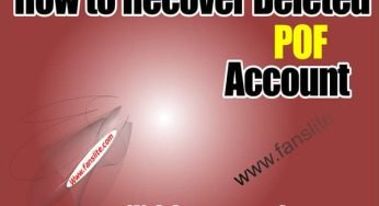 How to Recover Deleted POF Account